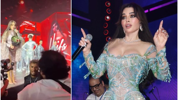 صرخ في وشها.. مجنون هيفاء وهبي يثير الجدل بحفلها الأخير