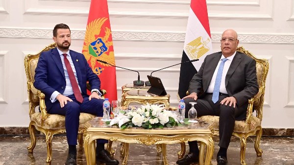 مواقف مشرفة من القضية الفلسطينية.. هشام بدوي يستقبل رئيس جمهورية الجبل الأسود| صور