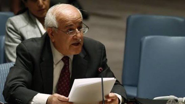 مندوب فلسطين بالأمم المتحدة: أراضينا ليست قابلة للضم.. وحقوق شعبنا يجب الاعتراف بها