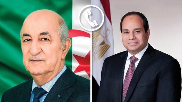 الرئيسان السيسي وتبون: ندعم جهود التسوية السلمية للأزمة الإيرانية ونرفض أي مساس بأمن وسيادة الدول العربية
