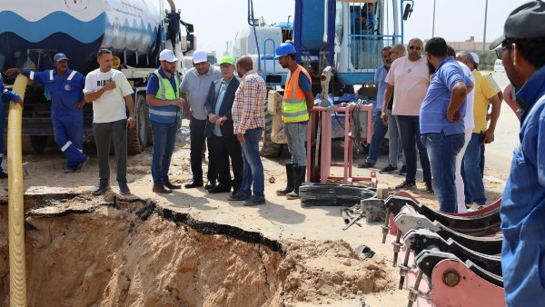 رئيس القابضة للمياه يتفقد عددا من المشروعات بمحافظة مطروح