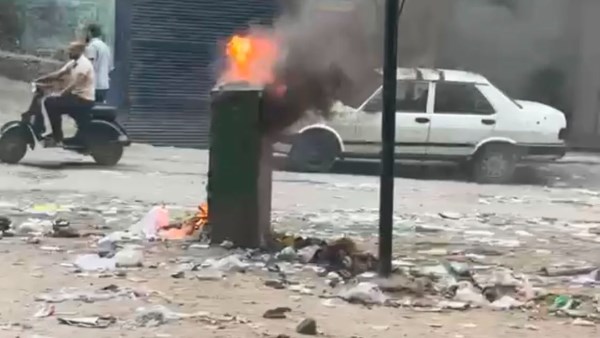 حريق بمحول كهرباء في فيصل بسبب القمامة.. والأهالي يناشدون محافظ الجيزة بالتدخل