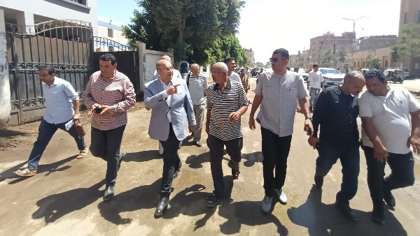 نائب محافظ الجيزة يتفقد الوحدة المحلية بالمنصورية ويتابع الحالة العامة للنظافة