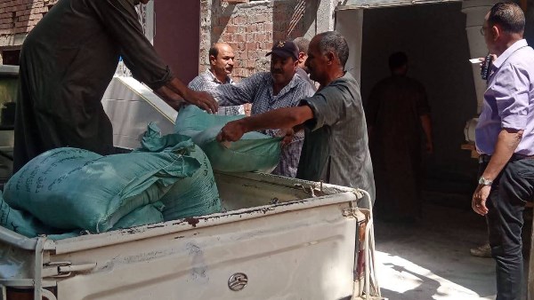 ضبط نصف طن دقيق بلدى مدعم محظور تداوله بالأسواق بالمنوفية