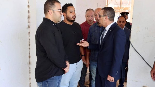 محافظ المنوفية يتفقد التجهيزات النهائية لمكتبة مصر العامة