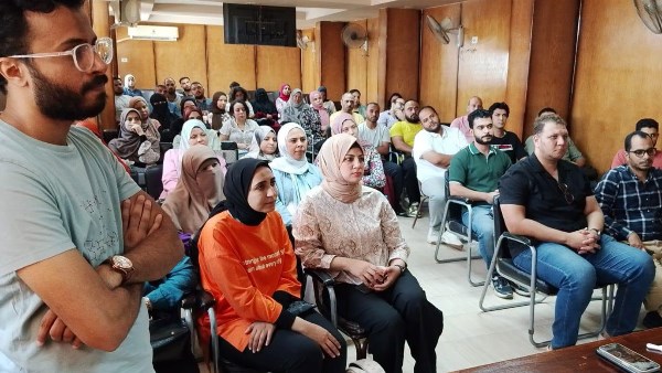 صحة بني سويف تنظم تدريباً مشتركاً في مجال إعادة التأهيل العصبي البصري