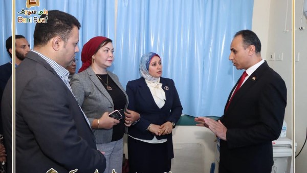 وكيل صحة بني سويف يفتتح وحدة علاج السموم بمستشفى الواسطى المركزي