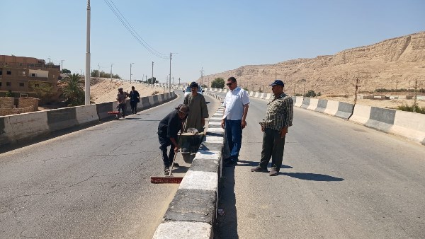 محافظ أسيوط: حملة مكبرة لرفع المخلفات وكنس الشوارع الرئيسية بمركز الغنايم