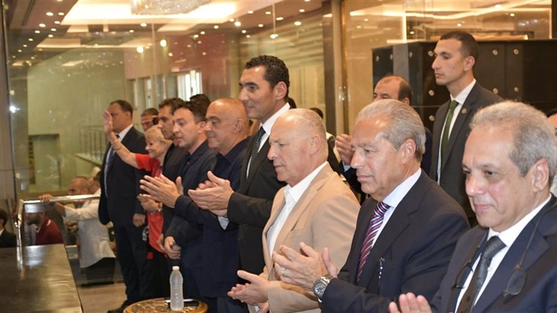 وزير الشباب والرياضة يشهد حفل تكريم المنتخب الوطني بإستاد القاهرة بعد إنجاز كأس العالم