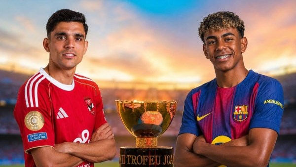 موعد مباراة الأهلي وبرشلونة الودية في كأس خوان جامبر على ملعب كامب نو