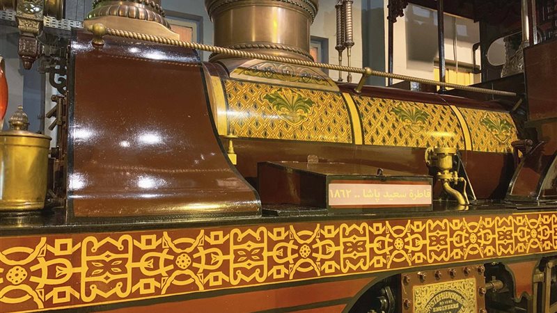 قاطرة سعيد باشا، تحفة بريطانية بزخارف مصرية تحكي ميلاد عصر السكك الحديدية