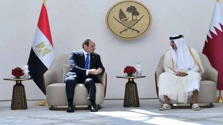 السيسي يصل قطر