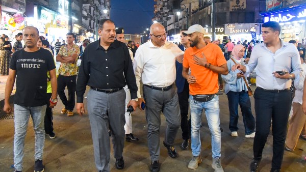 محافظ الإسكندرية في حملة ميدانية بشارع خالد بن الوليد لإزالة الإشغالات