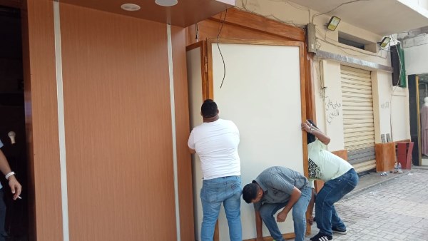 حملة مكبرة لإزالة الإشغالات والتعديات بمنطقة محرم بك بنطاق حي وسط