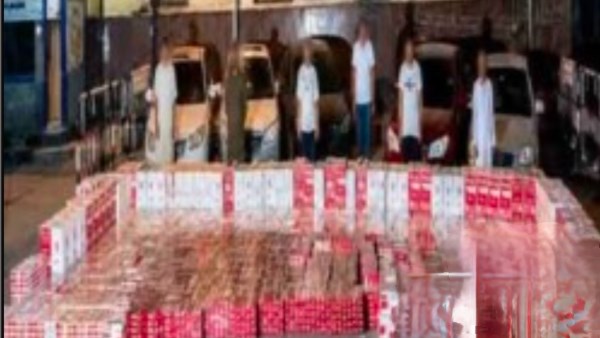 ضبط 6 متهمين يحوزون 100 ألف عبوة سجائر مهربة داخل مخزن بالإسكندرية