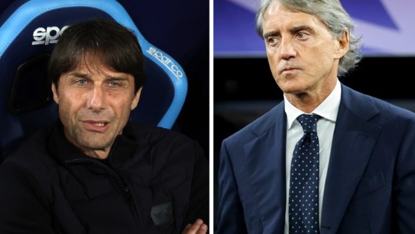 بعد انسحاب بيرلو.. كونتي ومانشيني يتصدران سباق تدريب منتخب إيطاليا
