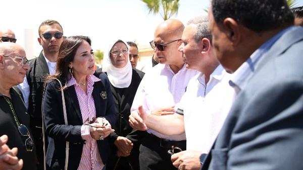 وزيرة الإسكان خلال تفقد محطة الرميلة بمطروح: رفع درجات الاستعداد لتوفير خدمة مميزة