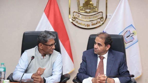 تبادل طلابي ومشروعات بحثية.. الهند بوابة جامعة بورسعيد إلى العالمية