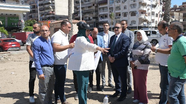 محافظ بورسعيد يتفقد حديقة الأمل بحي المناخ ويوجه بخطة تطوير شامل للارتقاء بها