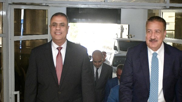 أبو ليمون يزور مديرية أمن بورسعيد ويهنئ وائل رشدي بتوليه مهام منصبه