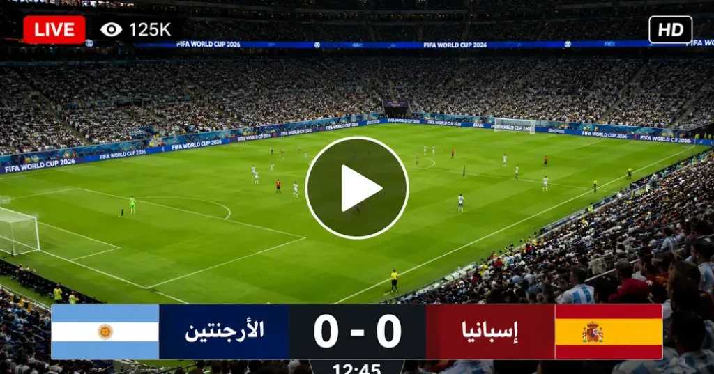 مشاهدة نهائي كأس العالم FIFA 2026 بث مباشر إسبانيا ضد الأرجنتين في مواجهة تاريخية لحسم بطل العالم عبر القنوات الناقلة