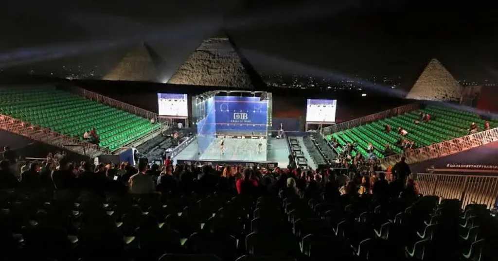 مصر تهزم البرازيل بثلاثية في افتتاح مونديال الاسكواش