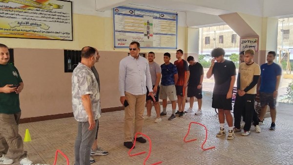 وكيل التعليم بدمياط يشهد مشروع تأهيل الطلاب للكليات العسكرية