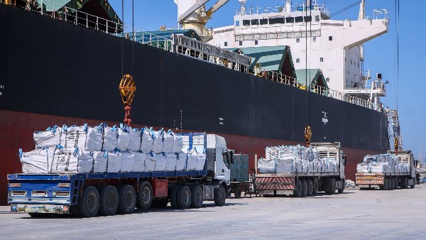 تداول 26 سفينة و40 ألف طن بضائع بميناء دمياط خلال 24 ساعة