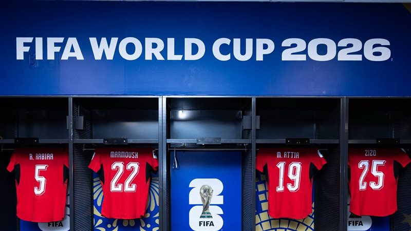 غرفة ملابس منتخب مصر قبل مواجهة الأرجنتين في كأس العالم (صور)
