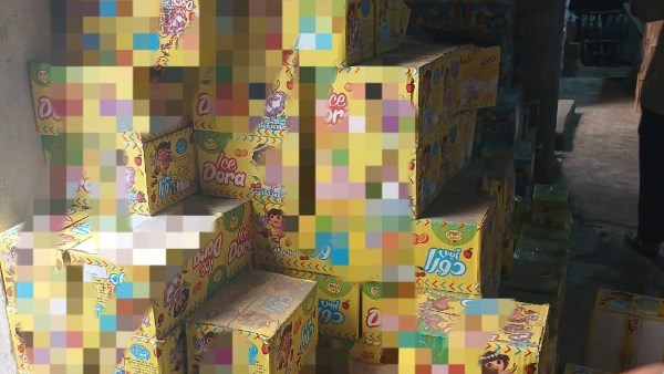 ضبط 20 ألف عبوة حلوى ومشروبات مجهولة ومنتهية الصلاحية في القليوبية