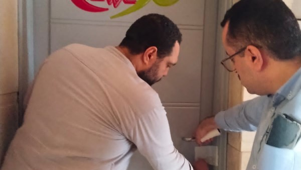 حفاظاً على صحة المواطنين..غلق وتشميع مستشفى خاص بدون تراخيص بكفر صقر