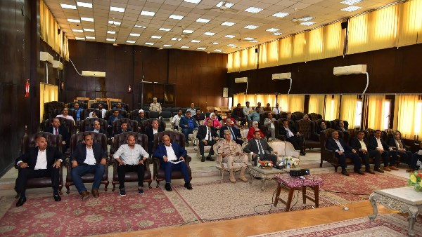 سكرتير الفيوم يشهد محاضرة توعوية عن الأمن القومي المصري