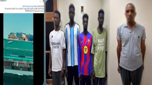 الداخلية تكشف تفاصيل جريمة التنقيب عن الذهب.. سائق سيارة نقل يهرّب أجانب بسيارته