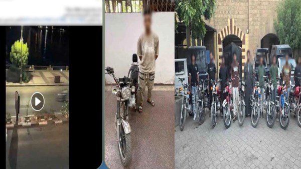 القبض على 11 شخصا استعرضوا بدراجاتهم النارية في أسوان
