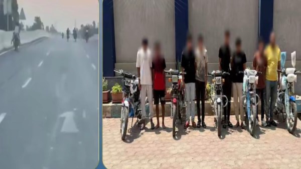 القبض على 5 أشخاص استعرضوا بدرجاتهم النارية بالغربية