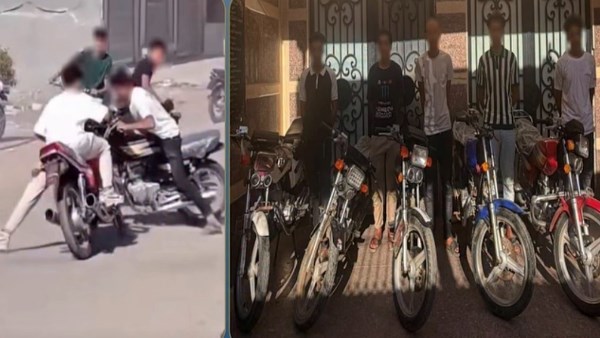 عرضوا حياة المواطنين للخطر.. القبض على قائدى 5 دراجات نارية بكفر الشيخ