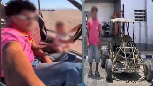 عرض حياته للخطر.. ضبط شخص سمح لصغير بقيادة سيارة سفاري بالبحر الأحمر