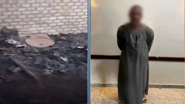 بسبب خلافات الجيرة.. القبض على عامل أشعل النار فى منزل بقنا