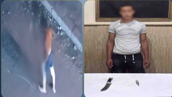 القبض على شخص تجرد من ملابسه وهدد المارة بسلاح أبيض في الإسكندرية