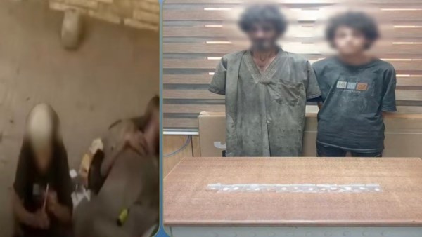 القبض على شخصين يتعاطيان المخدرات في الجيزة