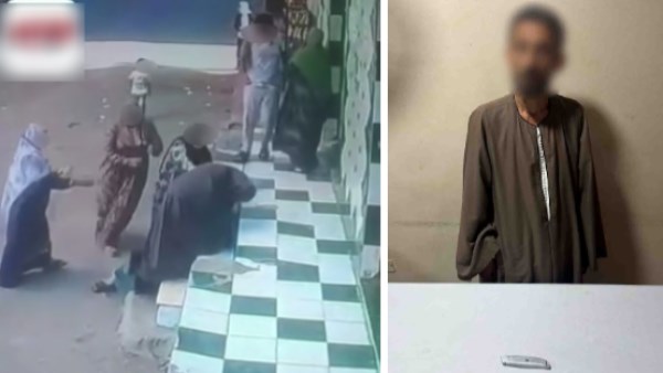 القبض على شخص تعدى على زوجته بسلاح أبيض في الغربية