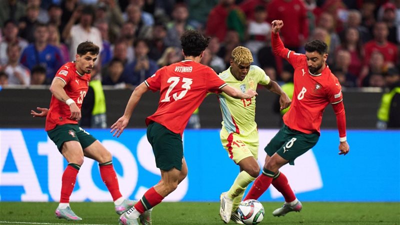 أرقام مباريات البرتغال ضد إسبانيا في جميع البطولات قبل قمة المونديال