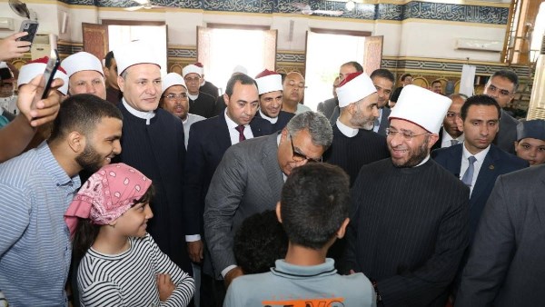 وزير الأوقاف يزور محافظة الدقهلية ويتفقد التصفيات الأولية لـ دولة التلاوة بمسجد النصر