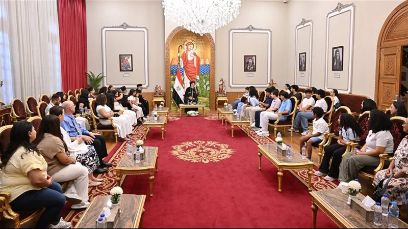 البابا تواضروس: الشباب يحملون رسالة المحبة والعطاء ويربطون بين أبناء الكنيسة في مصر والمهجر