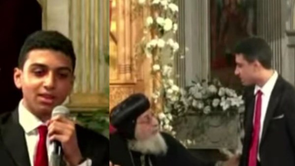 البابا تواضروس يشيد بطالب إعدادي ابتكر تطبيقًا بالذكاء الاصطناعي لدراسة الكتاب المقدس