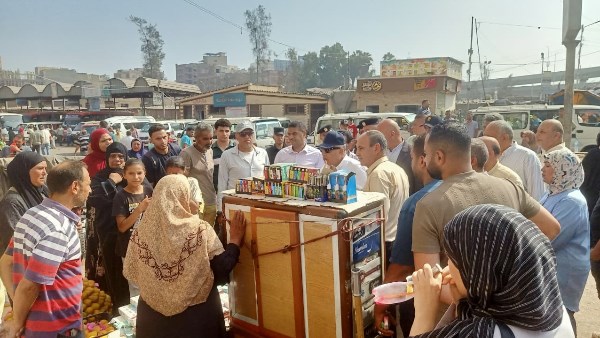 محافظ الدقهلية يتفقد أعمال التطوير الشامل بميدان سندوب