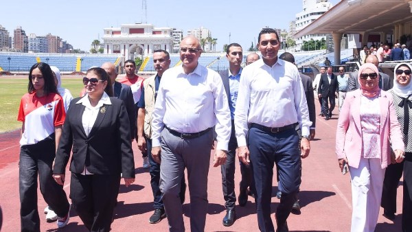 وزير الشباب ومحافظ الإسكندرية يشهدان احتفالية اليوم الرياضي العربي