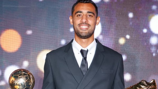 أحمد ياسر ريان يحصد جائزتي أفضل مهاجم والحذاء الذهبي عن الموسم الماضي