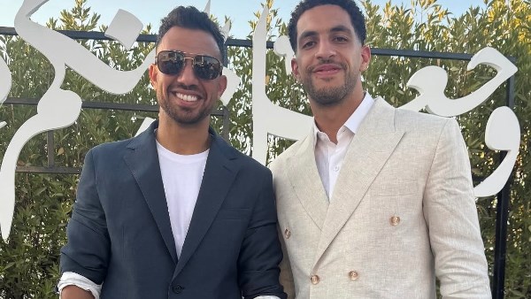 تريزيجيه يهنئ مصطفى شوبير بعقد القران