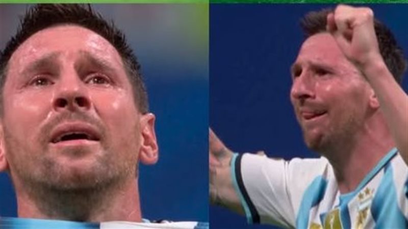 شاهد، بكاء ميسي بعد انتهاء مباراة مصر والأرجنتين في كأس العالم
